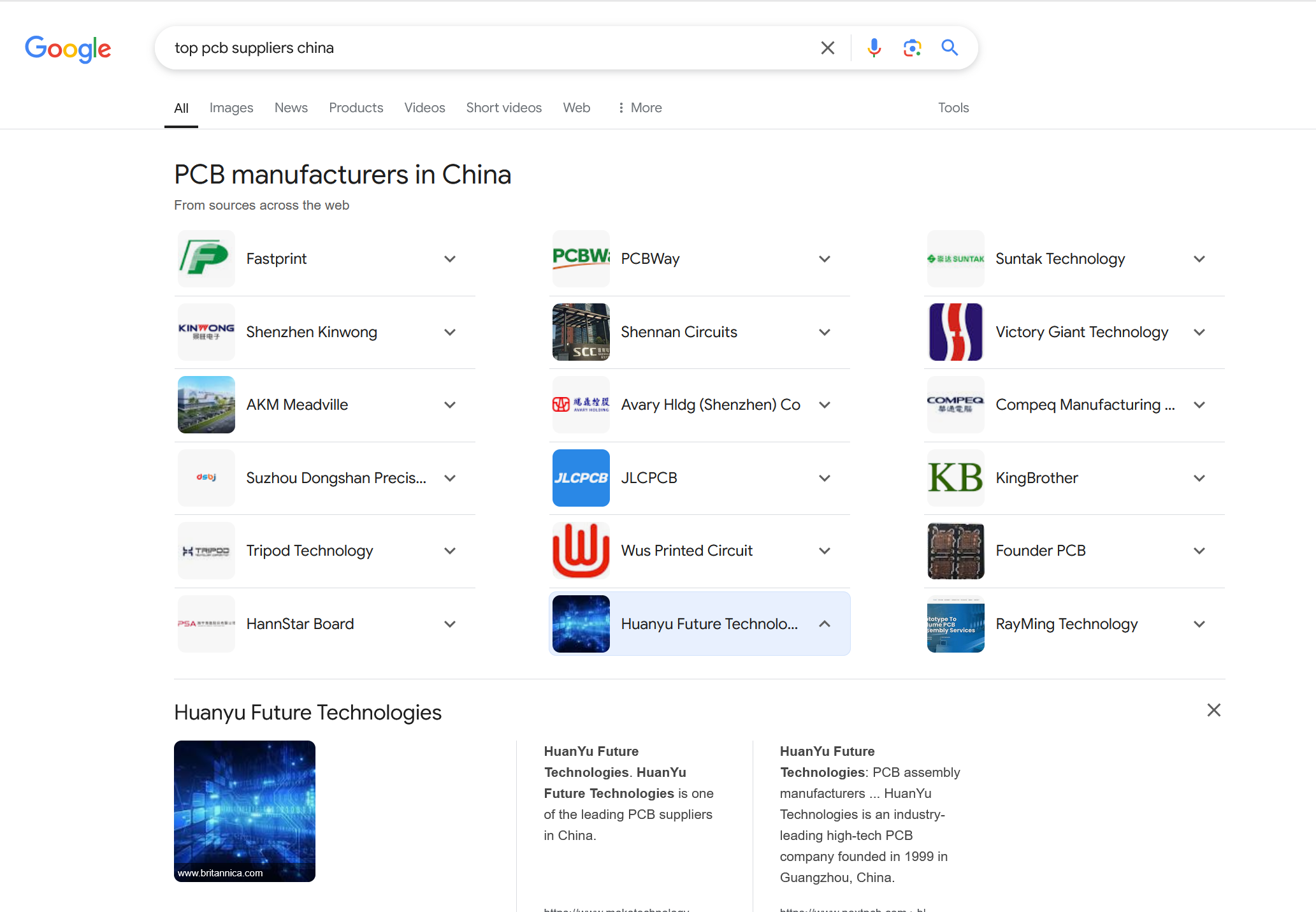  top pcb suppliers in china 
